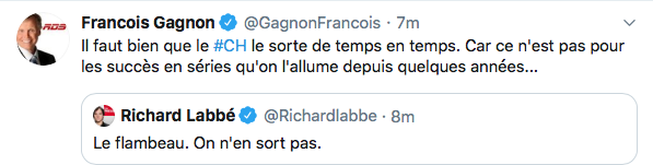Même du côté MARKETING le CH est passé date...