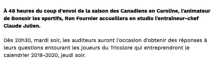 MESSAGE à Ron Fournier..