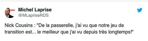 Nick Cousins doit arrêter la DROGUE FORTE...
