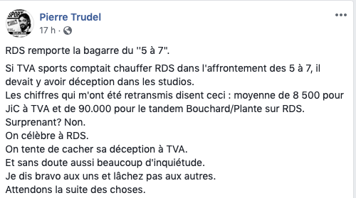 On a CONGÉDIÉ BEN DU MONDE pour payer le salaire de Jean-Charles Lajoie ...
