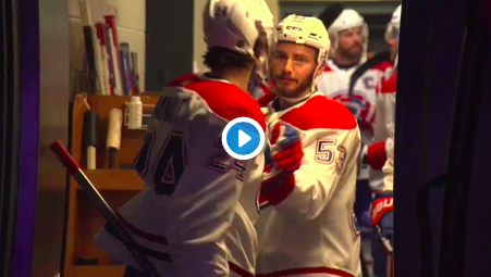 Phil Danault sait tellement qu'il est FILMÉ..
