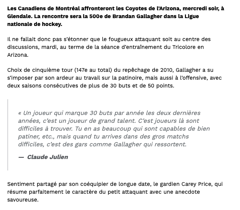 Quand Brendan Gallagher PÈTE une COCHE aux cartes...