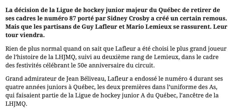 SCANDALE dans la LHJMQ...