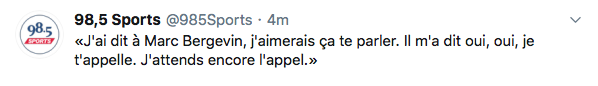 Serge Savard continue de TAPER sur la tête de Bergevin...