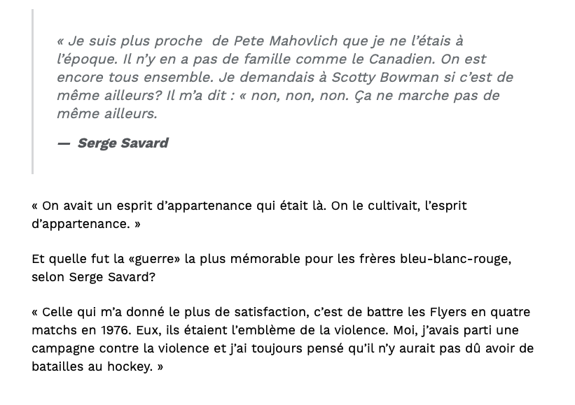 Serge Savard continue sa tournée des médias..