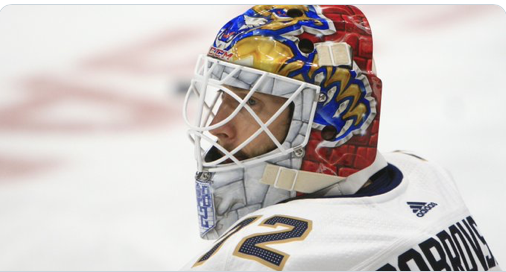 Sergei Bobrovsky est en train de CHOKER SOLIDE en Floride..