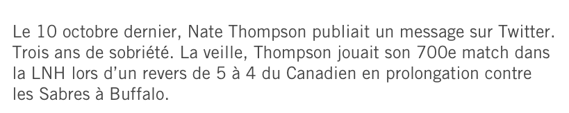 SOBRE depuis 3 ans....