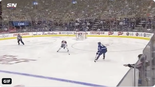 Sur le 38e surnombre des Leafs...