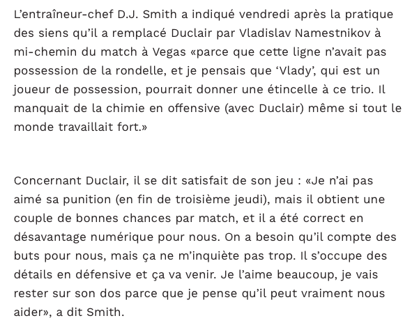 Toujours la même RENGAINE...avec le DUC des PAUVRES...