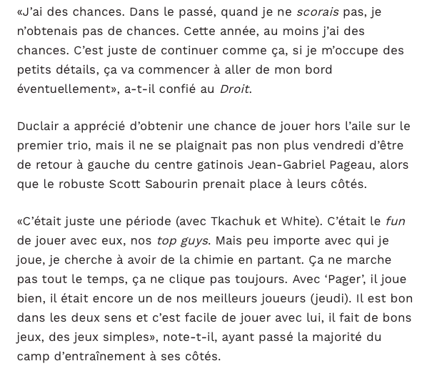 Toujours la même RENGAINE...avec le DUC des PAUVRES...