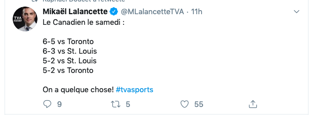 TVA Sports porte CHANCE au CH..