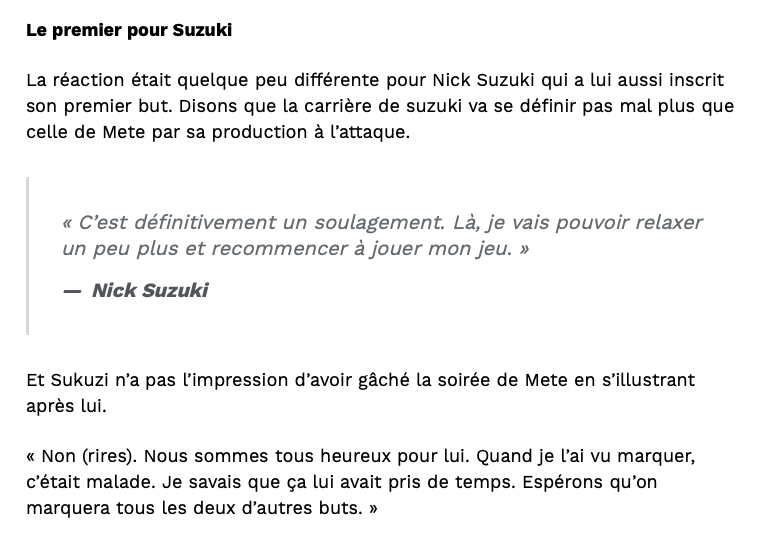 Victor Mete s'en souviendra toute sa vie....