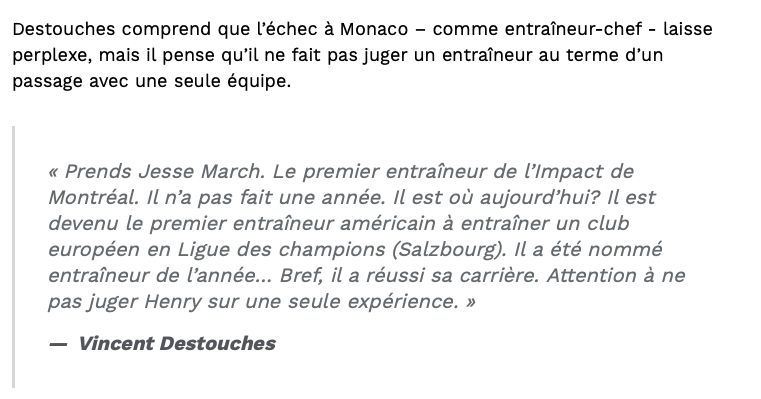 Alors que Thierry Henry est DÉTRUIT en FRANCE..