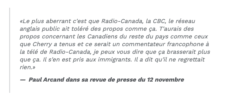 Au tour de Paul Arcand... De RAMASSER Don Cherry comme JAMAIS!!!!