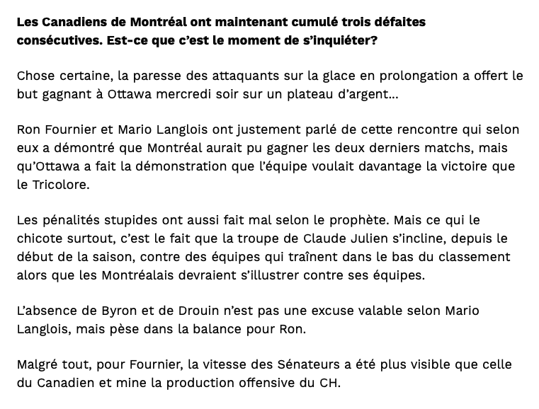 BEN NON C'EST PAS LE MOMENT de S'INQUIÉTER!!!