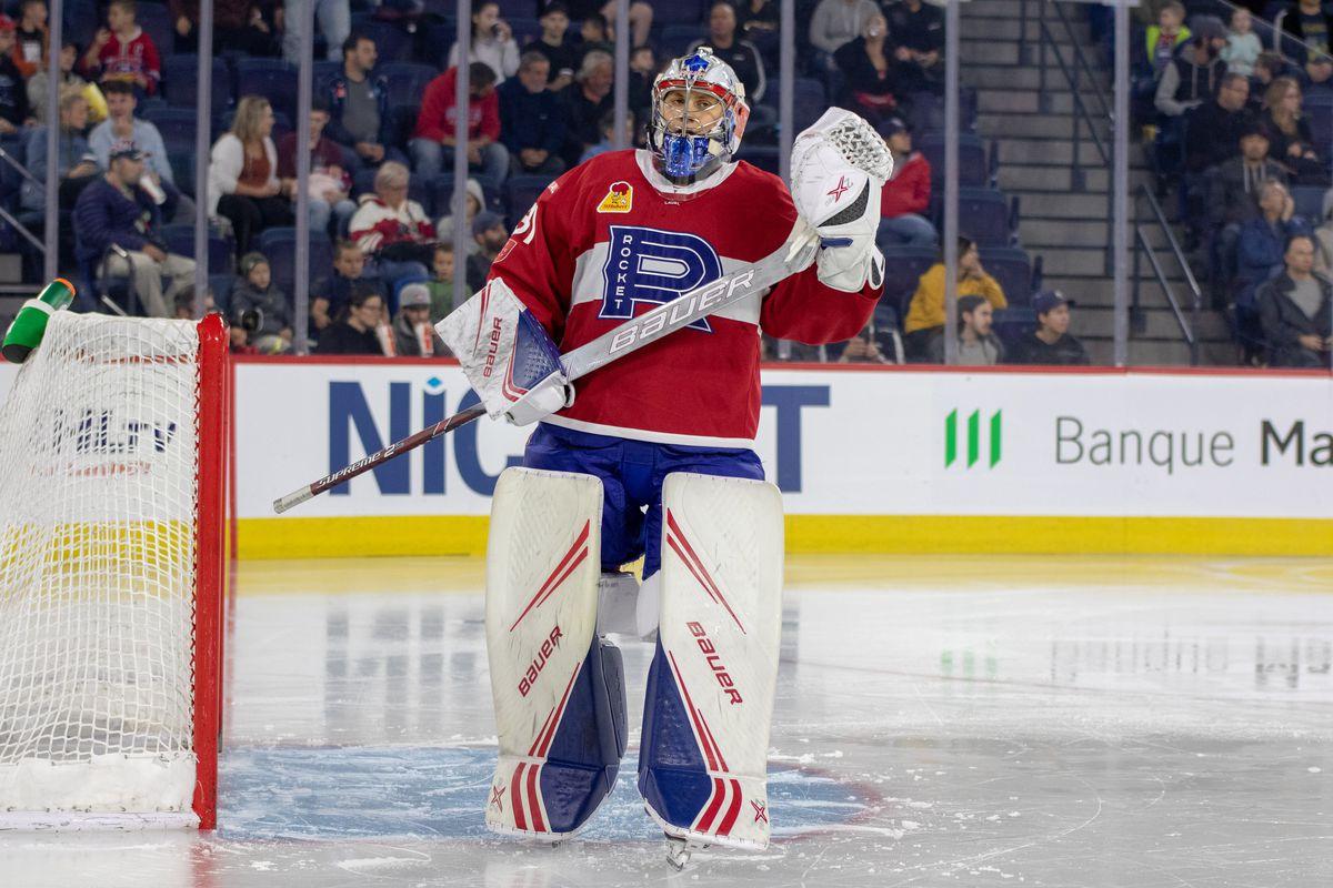 Cayden Primeau a encore donné la victoire au Rocket !!!