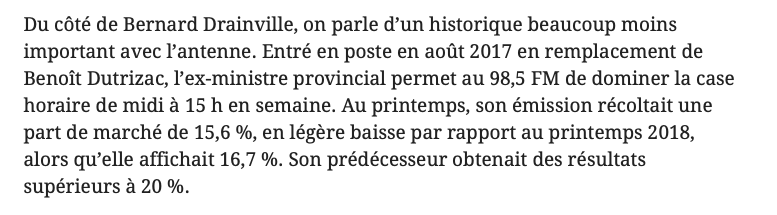 C'est comme si TVA Sports montrait la porte de sortie à Renaud Lavoie....