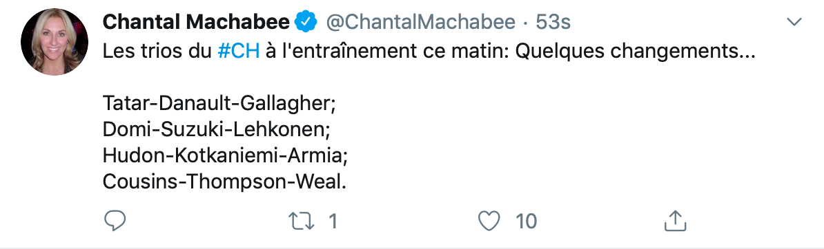 Charles Hudon a même droit à une promotion...