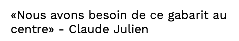 Claude Julien PIÉTINE sur les NAINS de Bergevin!!!!