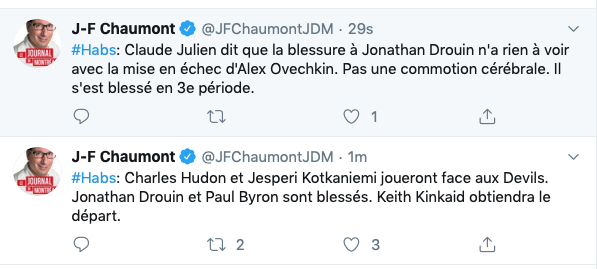 Jesperi Kotkaniemi et Charles Hudon IN...