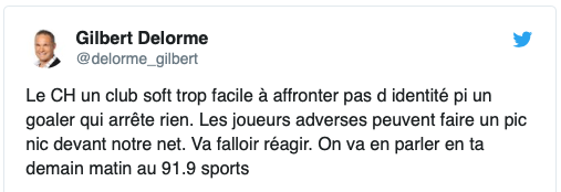 Le CH est aussi SOFT...Que le français de Gilbert Delorme est RUGUEUX...