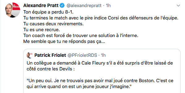 Le CLOWN de la Presse ne se gêne pas pour fesser sur Fleury, MAIS...