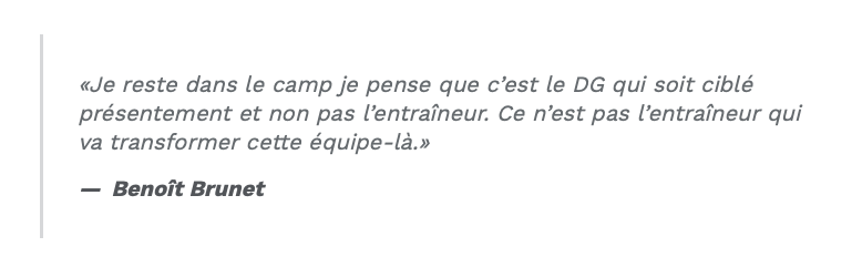 Marc Bergevin VISÉ...Par Benoît Brunet et Philippe Cantin..