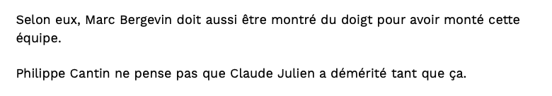 Marc Bergevin VISÉ...Par Benoît Brunet et Philippe Cantin..