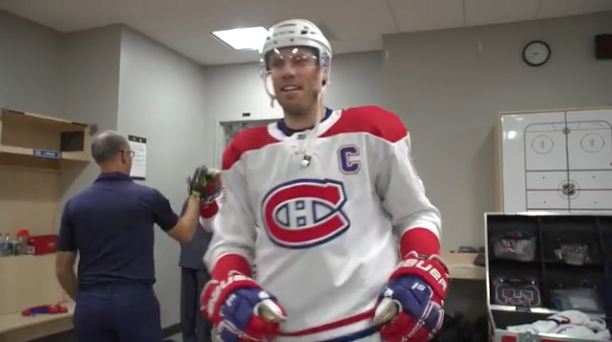 Même Shea Weber est plus content que Byron...