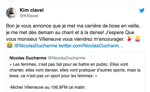 Michel Villeneuve le MISOGYNE...