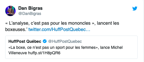 Michel Villeneuve le MISOGYNE...