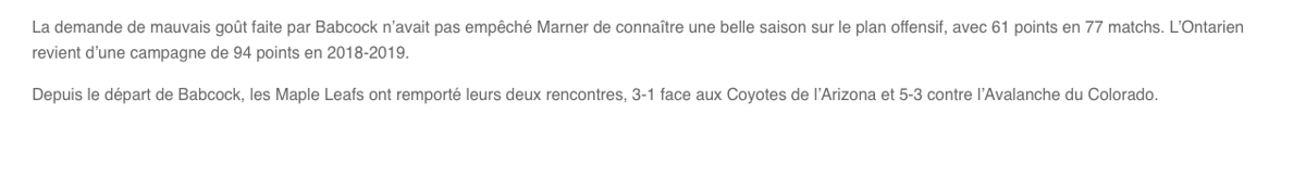 Mike Babcock...est un MONSTRE...un TROU du C.....