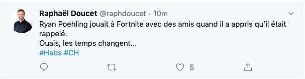 Ryan Poehling aussi ADDICTED à FORTNITE?