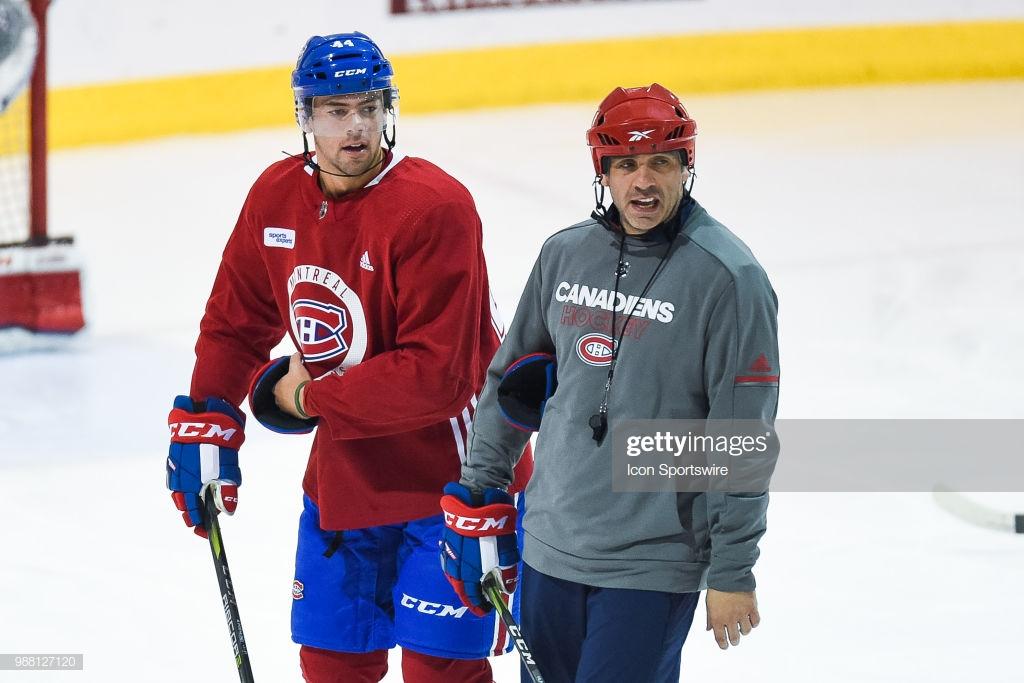 Ryan Poehling se traîne les patins pour faire CH...JOJO Bouchard...