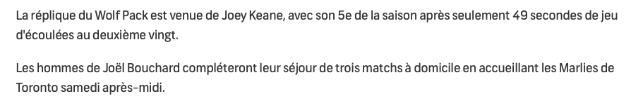 Une autre performance PRODIGIEUSE de Cayden Primeau...