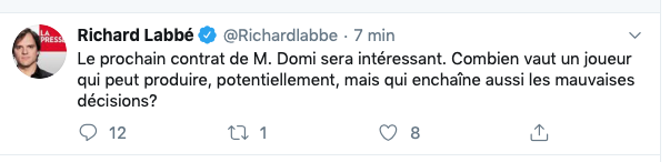 ATTENTION avec Max Domi...