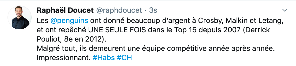 Belle leçon pour Bergevin et Timmins...