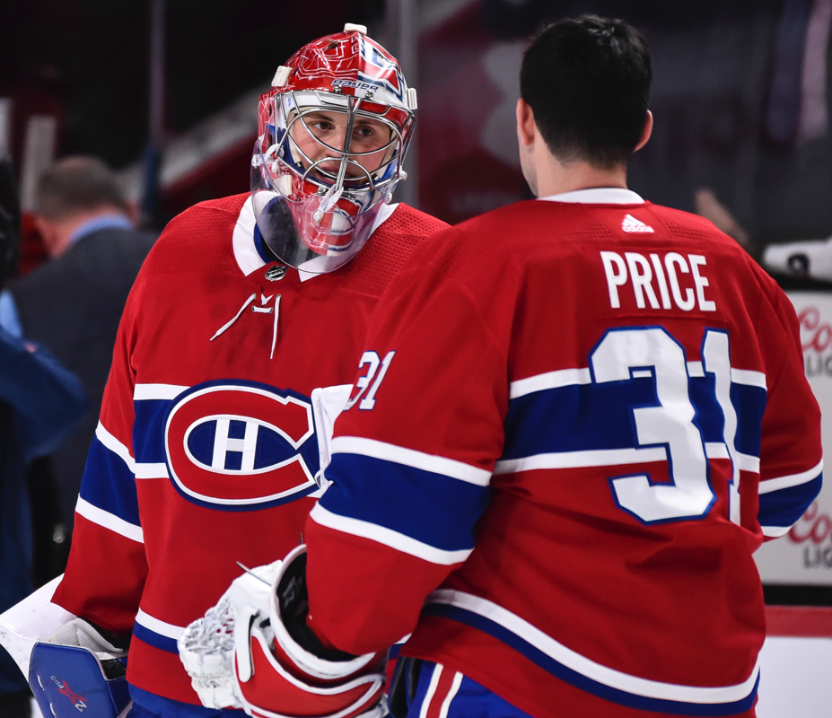 Carey Price est tellement jaloux de Cayden Primeau...