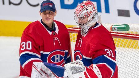 Carey Price ne parle pas à Cayden Primeau...