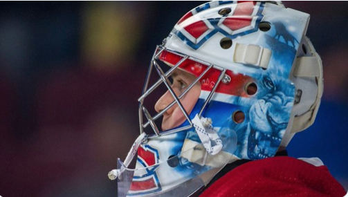 Carey Price parle maintenant à Cayden Primeau...