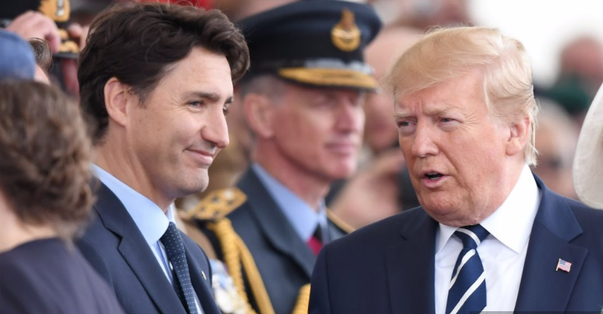 Donald Trump TRAITE Justin Trudeau de MARC BERGEVIN!!!!!!!