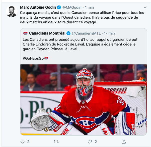 Geoff Molson ne voulait pas payer le CASH de Primeau...