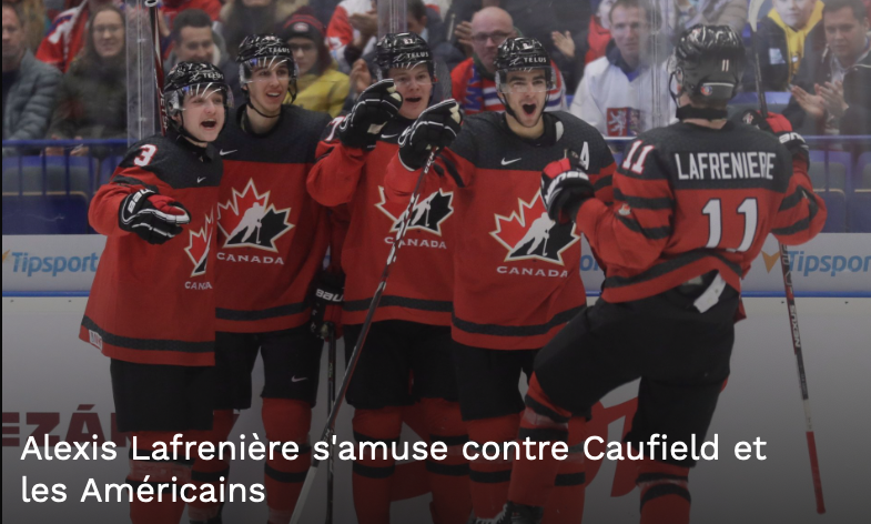 Heureusement que Cole Caufield ne comprend pas le FRANÇAIS....