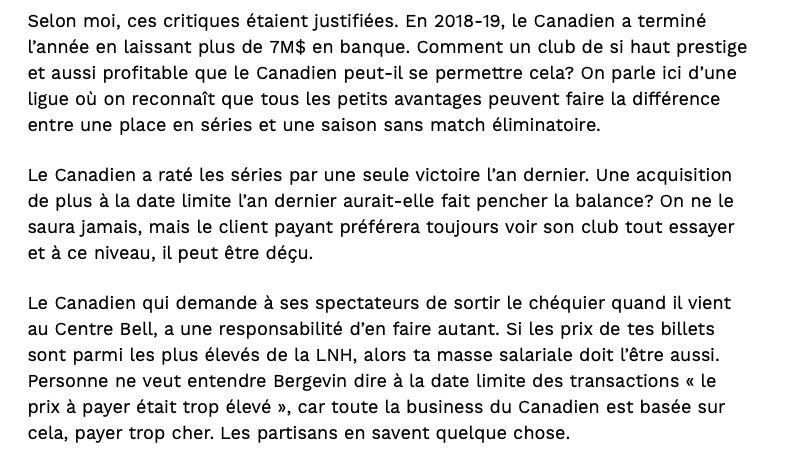 Jeremy Filosa PÈTE UNE COCHE sur Marc Bergevin!!!!!!!!!!