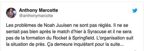 La CARRIÈRE de Noah Juulsen est TERMINÉE?