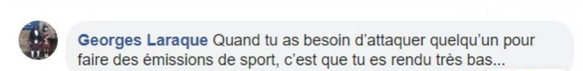 La GUERRE est lancée entre Georges Laraque et Jean-Charles Lajoie!!!!!!!!