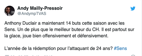 Marc Bergevin a eu 1000 chances de signer Anthony Duclair...