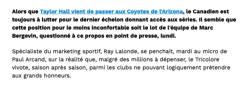 Marc Bergevin et Geoff Molson ont un choix à faire..