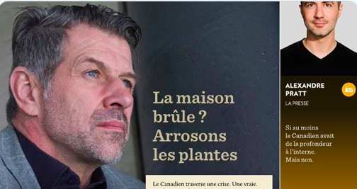 Même le NERD de la PRESSE..Se permet de NIASER Marc Bergevin...