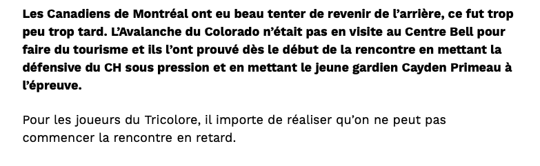 N'échange pas Cayden Primeau pour Taylor Hall..